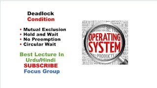 #7 Deadlock Conditions | Mutual Exclusion, Hold&Wait ,No Preemption, | Lecture 3 in Urdu/Hindi