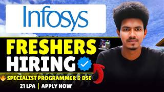 Infosys Hiring Freshers 2024 & 2025 🔥| Apply Now