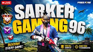 🔴 FREE FIRE BR RANK PUSH TO GRANDMASTER 👑🔥 | Free Fire Live