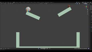 Collision with Bouncing Balls with Blender