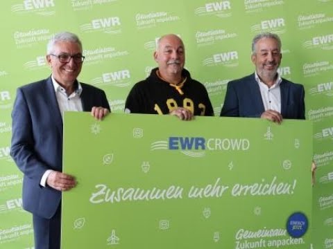 Pressekonferenz EWR-Crowd-Funding am 28.04.2022 in Worms
