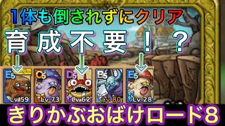 【ドラクエタクト】きりかぶおばけロード8 一体も倒されずにクリア バトルロード8