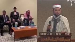 شيخ وهوة يخطب بالناس تخرج روحه وآخر كلامه لا اله الا الله  اللهم نسألك حسن الختام 