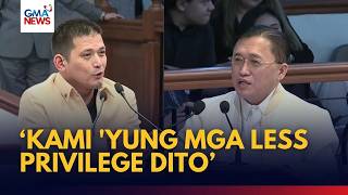 Sen. Padilla, Sen. Go, inalmahan ang alegasyon ni ex-DPWH Sec. Bonoan | GMA News