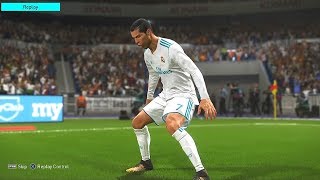 PES 2018 | REAL MADRID C.F. VS. FC BARCELONA | Legend Level Full Match