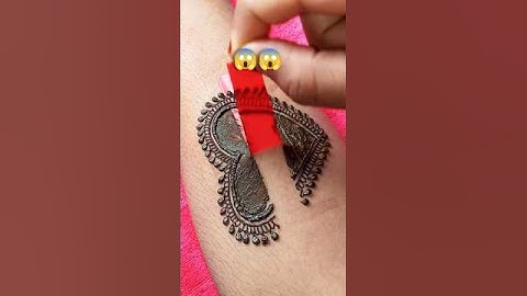 Unexpected 😱 mehndi Hack #mehndi #hack #shorts