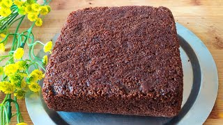 How to make Suji Chocolate Cake with jaggery| Eggless Chocolate Cake| Semolina Cake Soft and moist