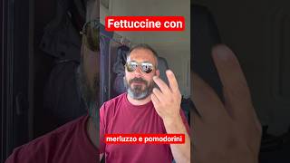 Fettuccine con merluzzo e pomodorini #lepropostedimartina @maurogadaleta8605 #nonsoloinsalatone