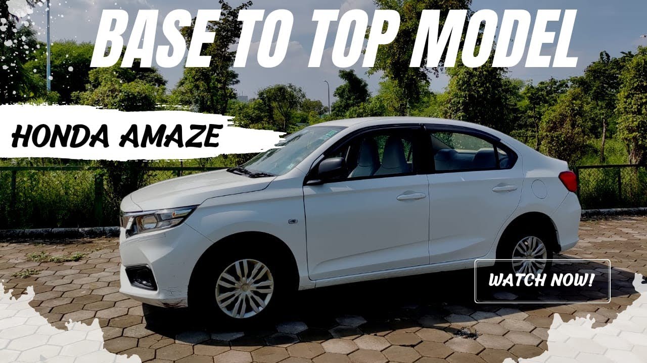 Honda Amaze base to top model conversion, Amaze e model to s model
