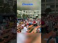 England fans belt out the national anthem at Times Square Newcastle Fan Zone for the start of ton...