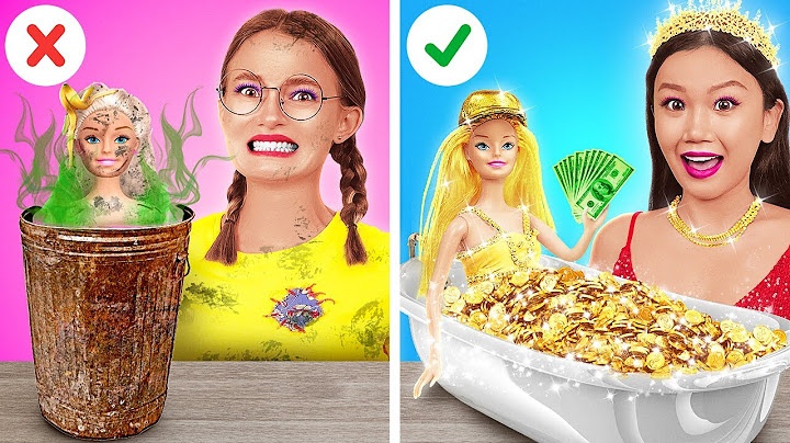 NEW 123 GO! Rich vs Poor Doll Makeover! Awesome Restoration Barbie Hacks!