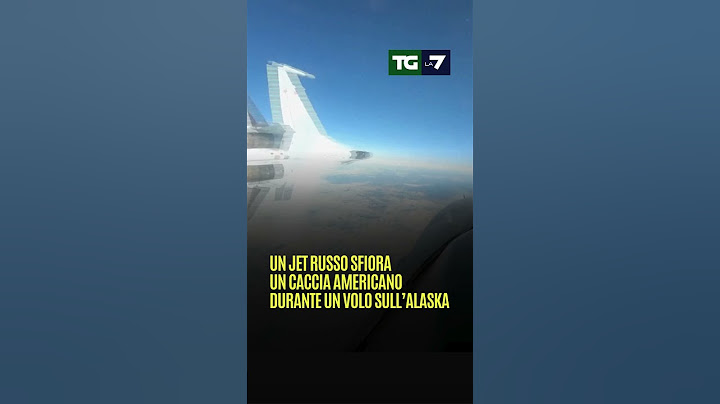 Un jet russo sfiora un caccia americano durante un volo sull’#Alaska