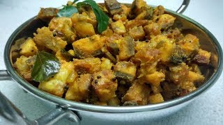 เดตเดพเดดเดเตเด เดฎเตเดดเตเดเตเดเต เดชเตเดฐเดเตเดเดฟ | Vazhakka Mezhukkupuratti | Pacha Kaya Ularthiyathu | Raw Banana Stir Fry |