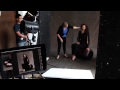 Behind the scenes of the qela campaign featuring irina shayk shot by paolo roversi