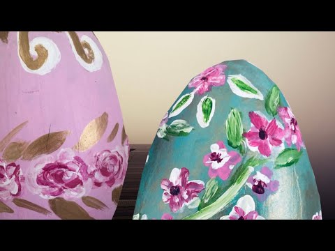 Video: Easter Eggs: How To Paint Them Beautifully