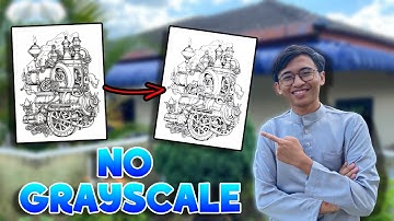 Remove GRAYSCALE from Coloring Book Pages for Amazon KDP (MOST EASIEST WAY)