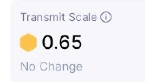 HELIUM MINER TRANSMITTING SCALE IS LOW FIX