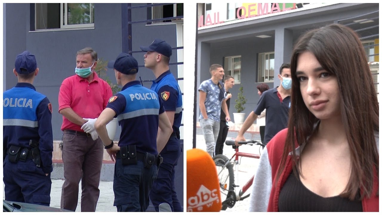 Te rinjte me maska dhe doreza ne klase: Provimi nuk ishte i veshtire| ABC News Albania
