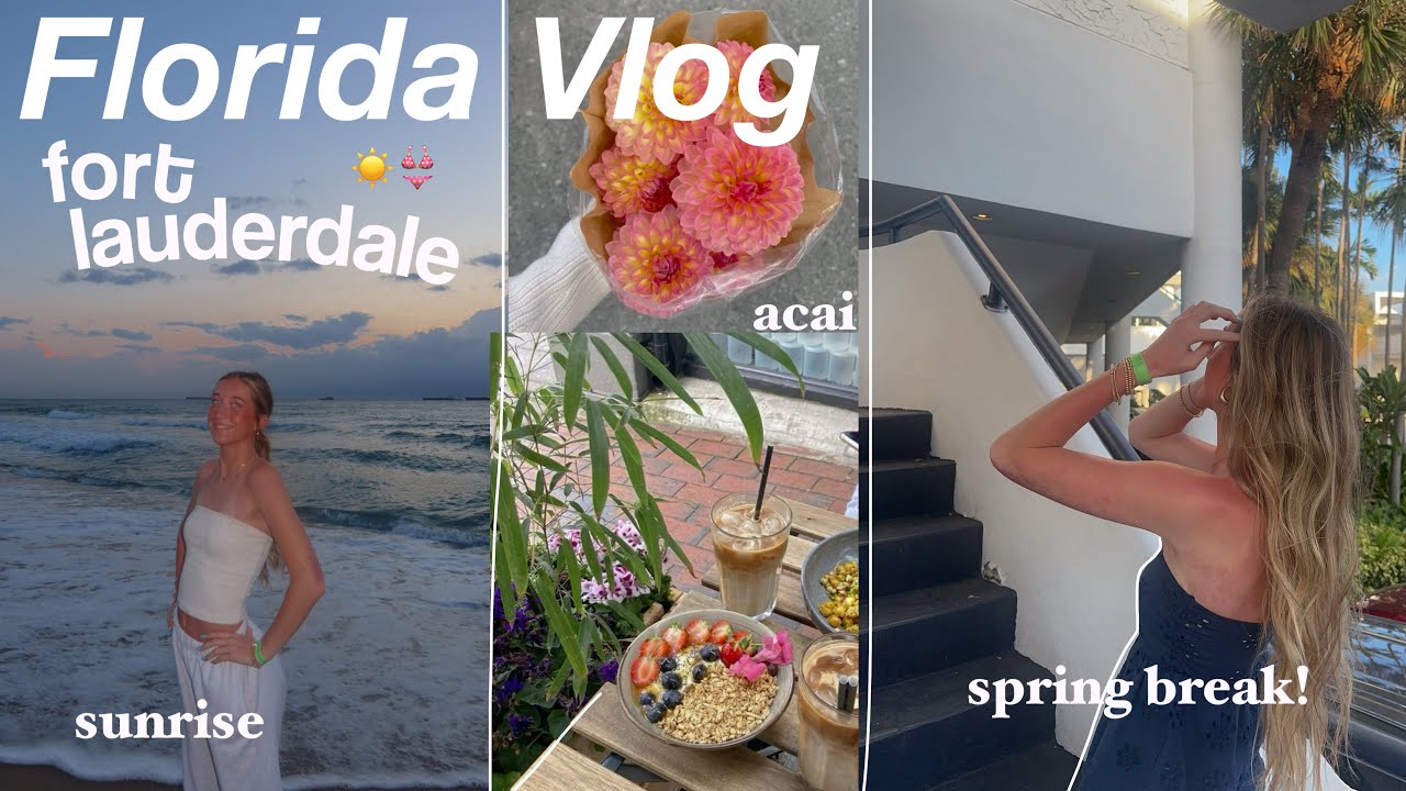 fort lauderdale - a florida vlog *Shopping, pool days, dinner, sunrise*