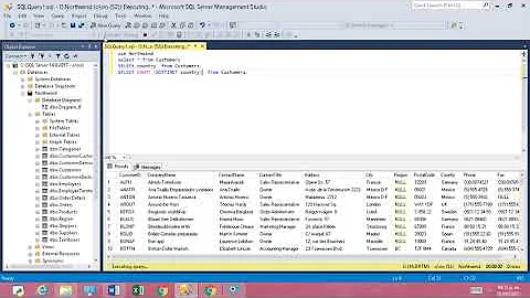 SQL. Ejemplo. Select count y Distinct