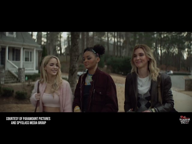 Ghostface looming in a Scream 7 legacy teaser.