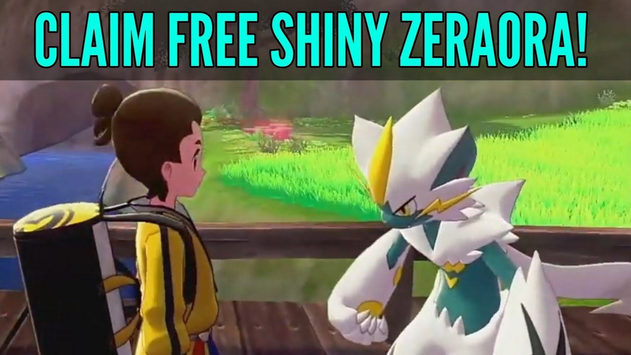 Pokemon Sword & Shield / Event Shiny Legendary Zeraora / 6IV / 