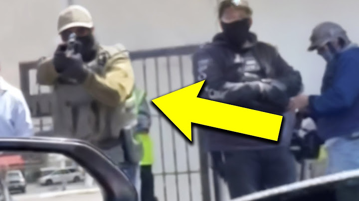 ICE Agent Points Gun At Filming Bystander