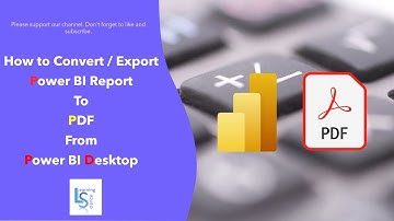 How to export Power BI report to PDF file from Power BI Desktop ?