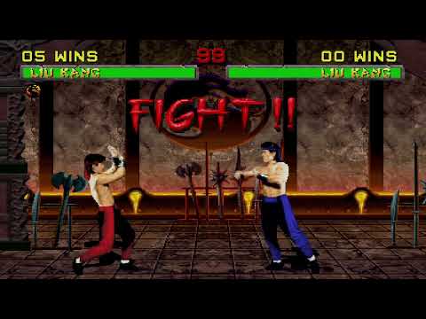 Mortal Kombat II - Liu Kang vs. Liu Kang 2