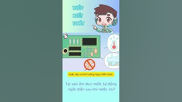 Tại sao ấm đun nước có thể tự động ngắt điện sau khi  nước sôi? #shorts #hoathinh