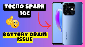 Battery Drain Tecno Spark 10C || How to show Battery Drain settings issue Fix