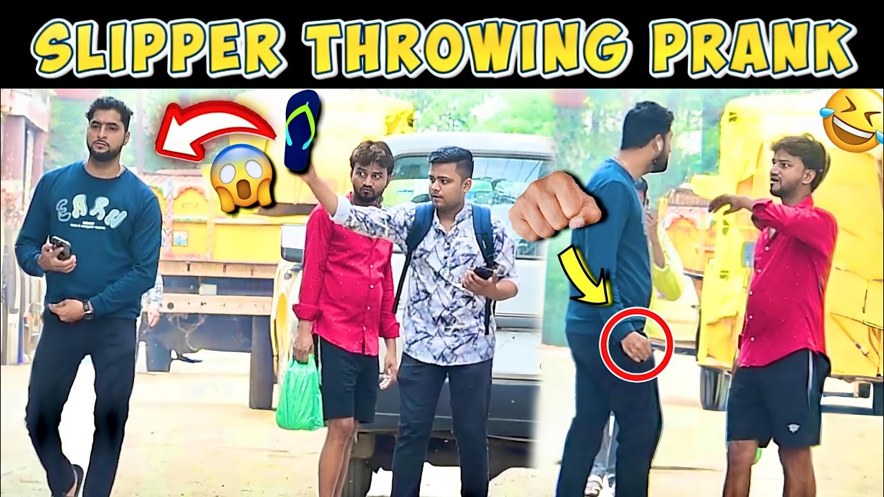 Slipper Throwing Prank 😅 | Prakash Peswani | 