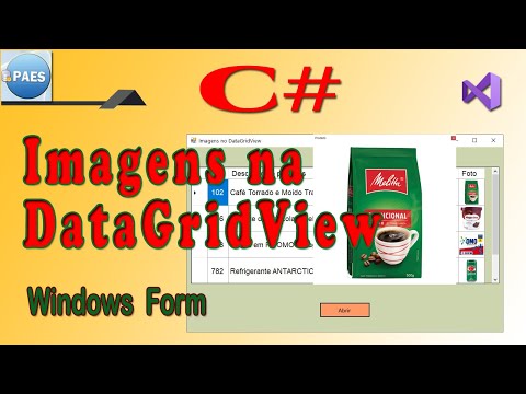 C#, inserir fotos (imagens) numa DataGridView. C Sharp Windows Form