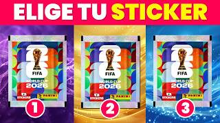 Elige Tu Sobre Panini Del Mundial 2 ⚽🏆 Quiz De Fútbol Mundial 2026 🌎🔥 ¿Tendrás Buena Suerte?