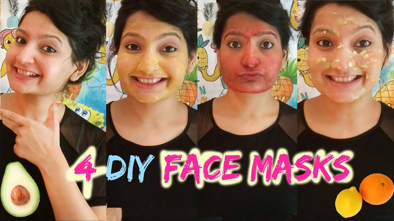 DIY Natural Face Masks for Acne, Glow, Fairness and Soft Skin YouTube