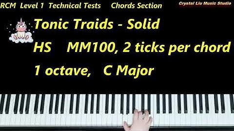 RCM Level 1 Technical Test, Chords Section