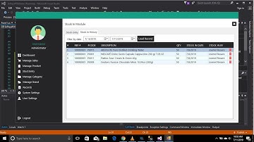 POS And Inventory System Tutorial Part 24 | Stock In History | Sir Paya