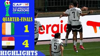 QUARTER-FINAL | Côte d'Ivoire vs Egypt Highlights & All Goals | U17 Africa Cup of Nations 2026