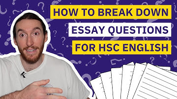 How to Break Down a Question for HSC English Module A