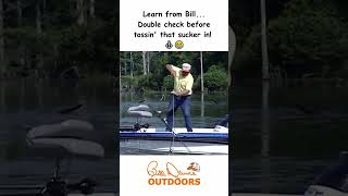Learn from Bill… Double check before tossin' that sucker in! ⚓😂