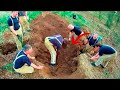 People heard sounds coming from under the ground as they continued to dig. They only had minutes…