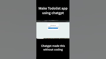 Make To-Do List App Using Chatgpt #chatgpt #python #aiappbuilder #programming #nolove #shorts