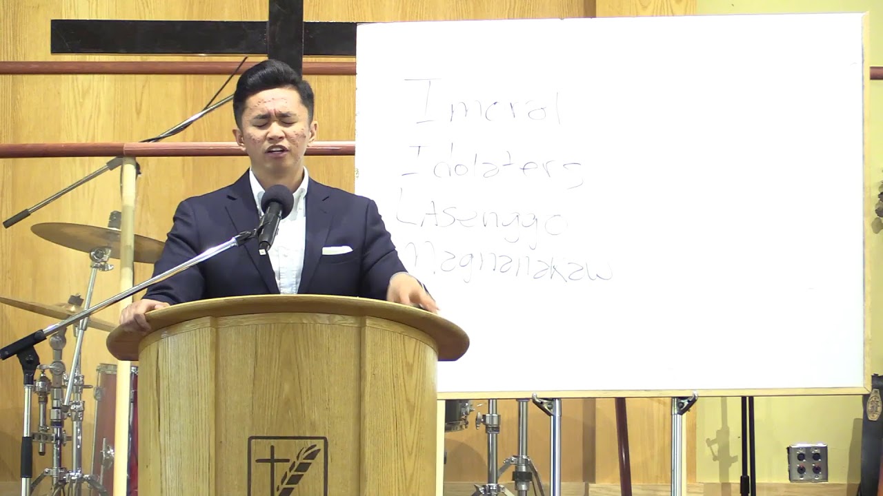 PAALISIN NINYO SA INYONG GRUPO ANG TAONG MASAMA (1 CORINTO 5:9-13)