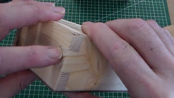 Upcycled box project Part 7 Fixing gaps in joints