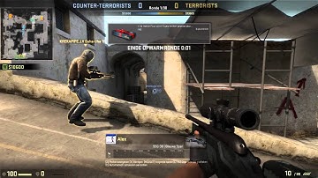 Counter Strike GO | Dust II | SSG 08 Noscope headshot across the map