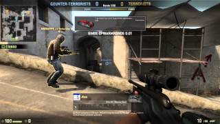 Counter Strike GO | Dust II | SSG 08 Noscope headshot across the map