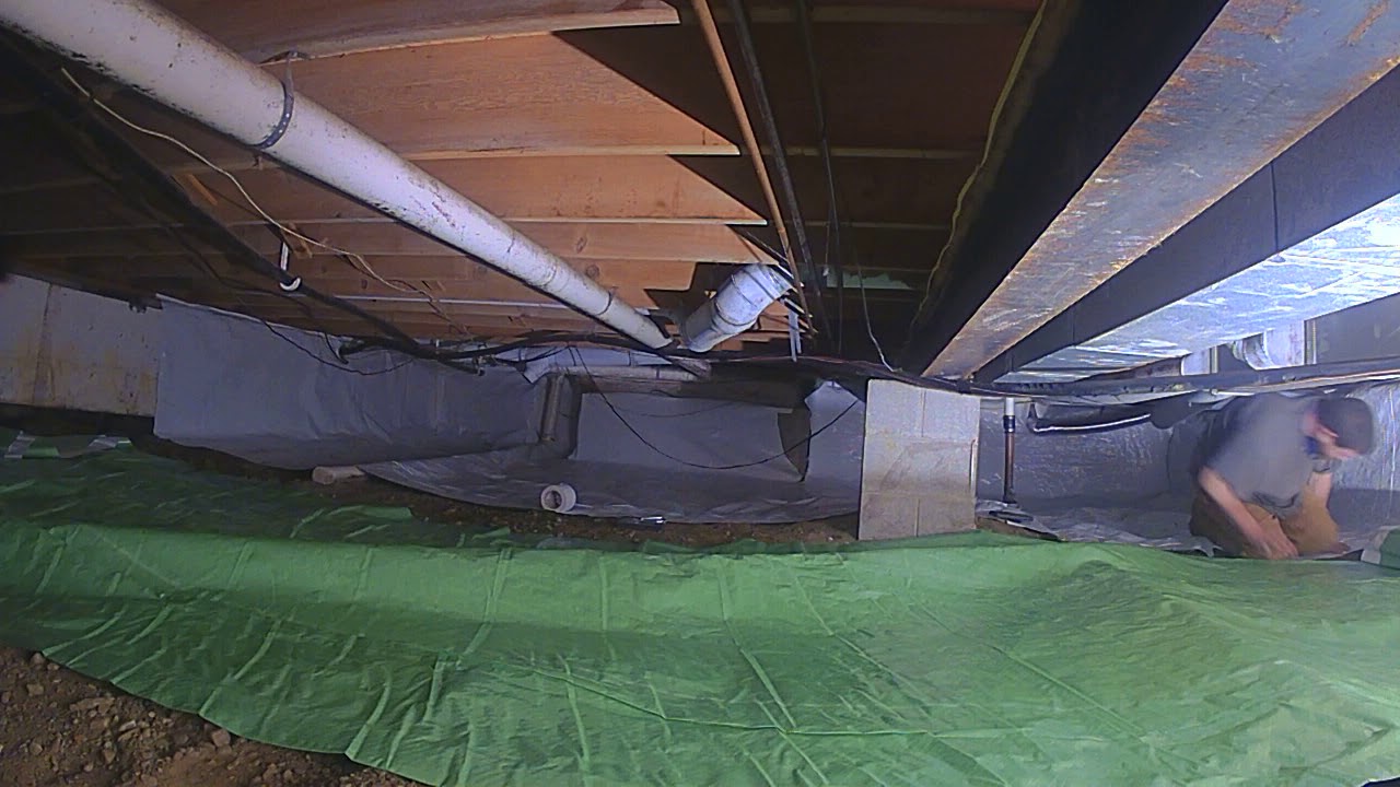 Stay Dry Waterproofing Crawlspace Encapsulation YouTube