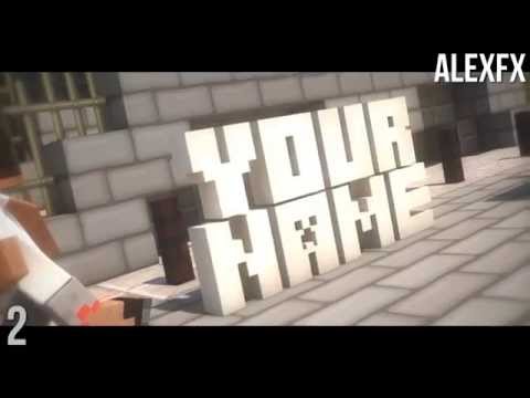 TOP 10 FREE 3D SYNC MINECRAFT INTRO TEMPLATES 2015 CINEMA 4D AFTER EFFECT