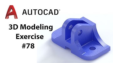 AutoCAD 3D Modeling - Exercise #78 - Basic to Advance in Hindi