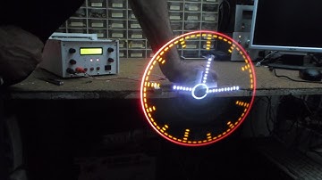 Analog style Led POV clock with Arduino Nano